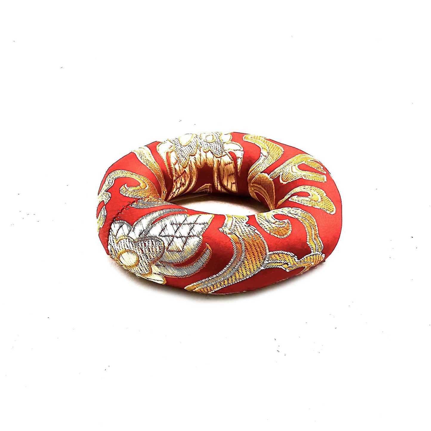 Hoop Cushion 8cm (for 10-12cm Singing Bowl) - Red – detail view