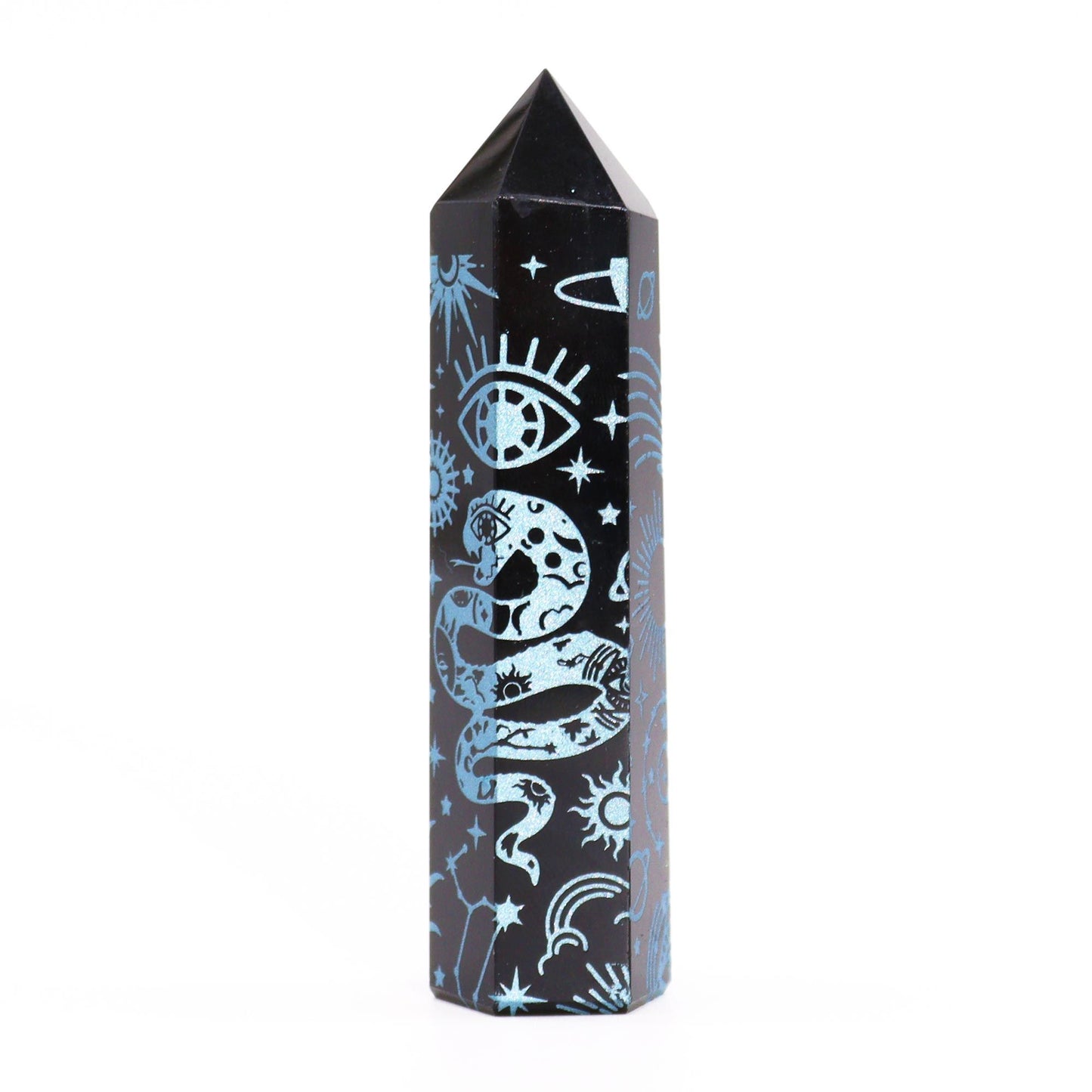 Black Obsidian Points - Mystic Story - Sky Blue – product image 5