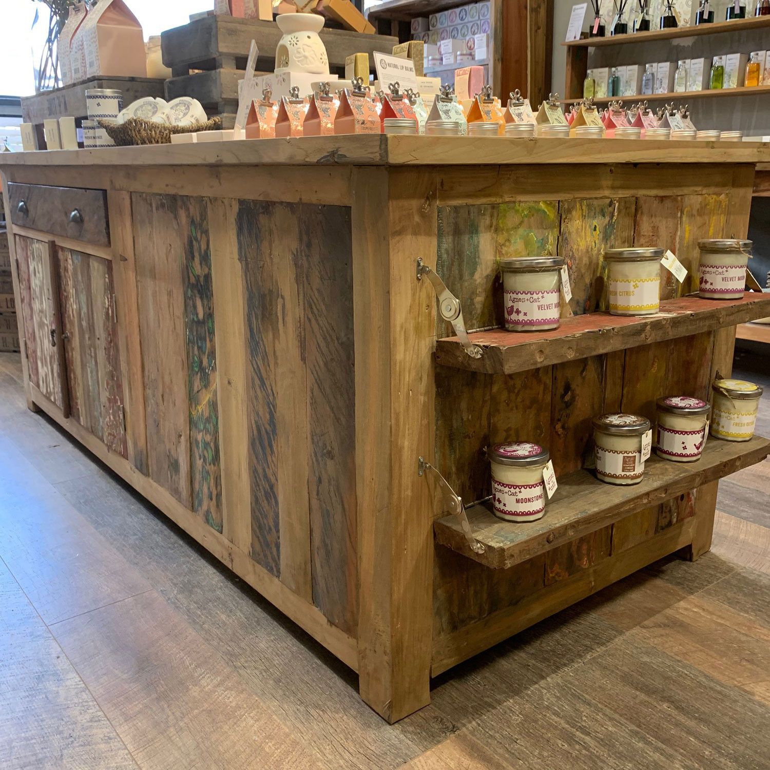 A&C Large Centre Display Table 207x97x80cm – lifestyle shot