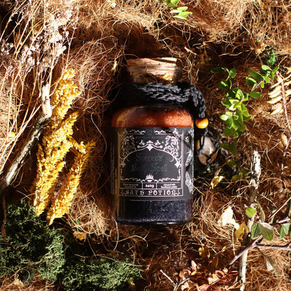 Ancient Witch Bath Spell Potion & Citrine Crystal Amulet - Success – product image 5