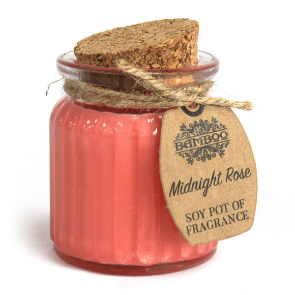 Midnight Rose Soy Pot of Fragrance Candles | Auro & Co