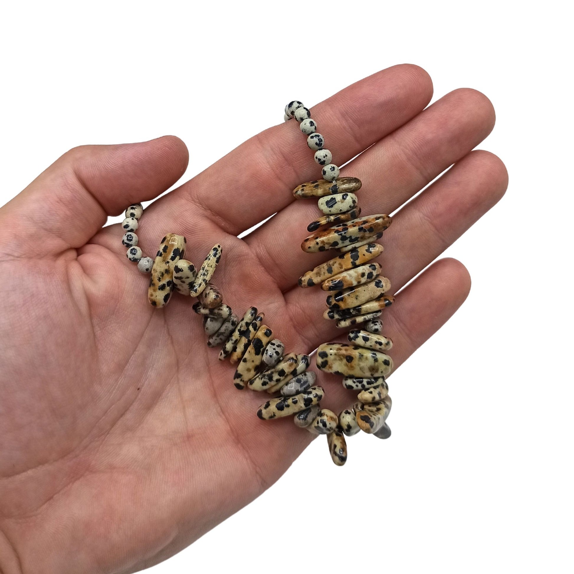 Longstone Gem Necklace - Dalmatian Stone – packaging