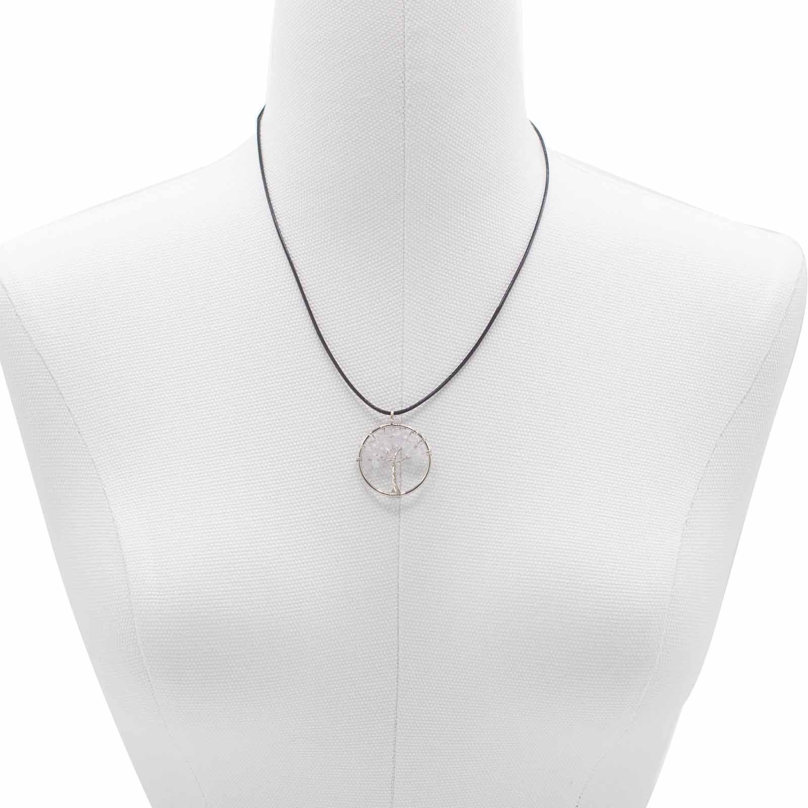 Tree of Life Pendant - Rock Crystal | Auro & Co