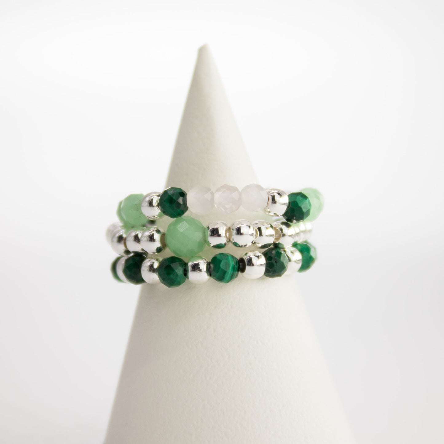 Nymph Spirit Gemstone Ring Set - Forest Spirit – product image 5