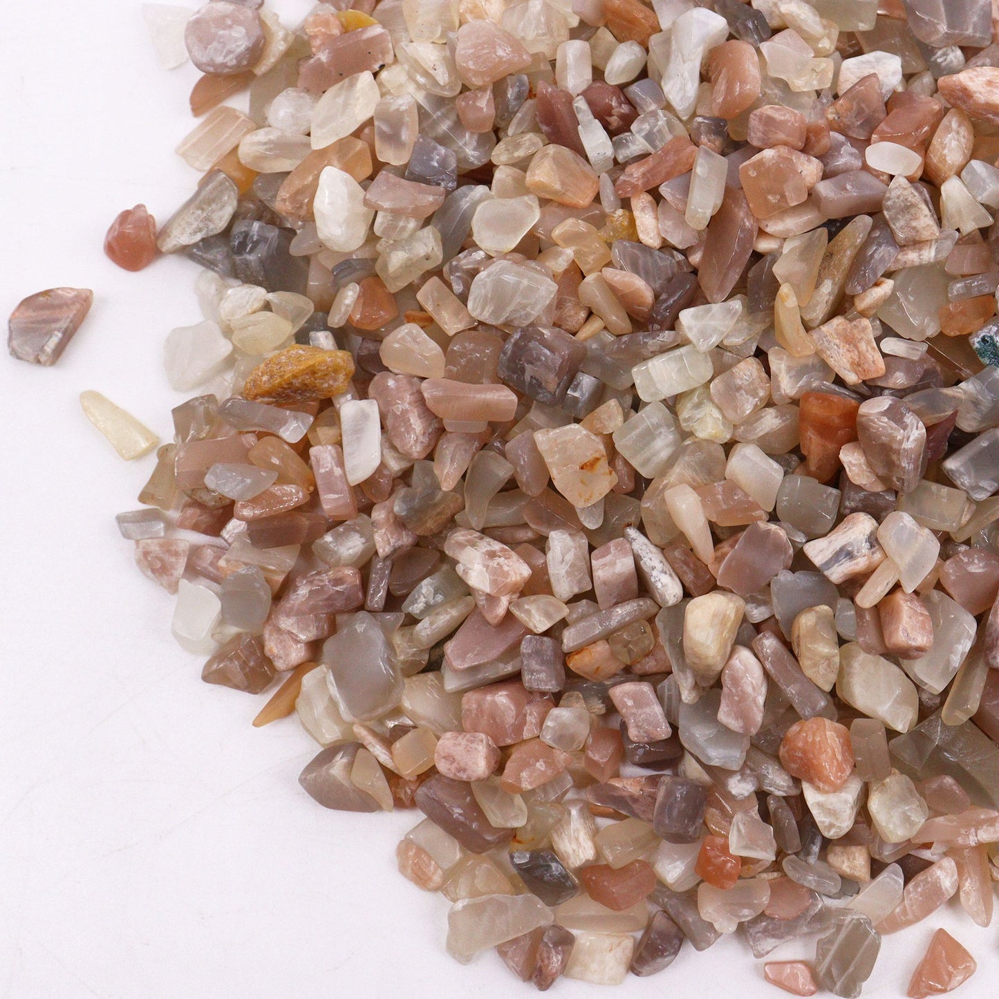 Moonstone Gemstone Chips Bulk - 1KG – lifestyle shot
