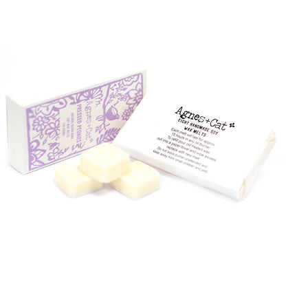 Pressed Peonies Wax Melts, Box of 8 - Agnes + Cat