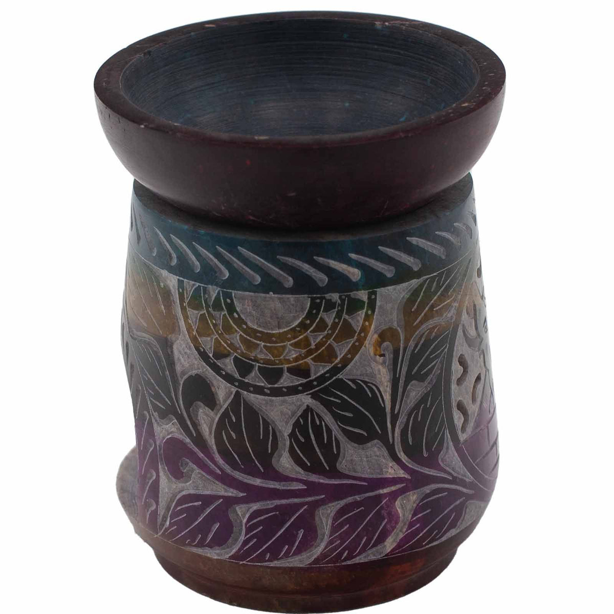 Elephant Soapstone Oil Burner, Five Colours, Large, 13 x 10cm