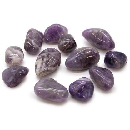 Medium African Tumble Stones - Amethyst | Auro & Co