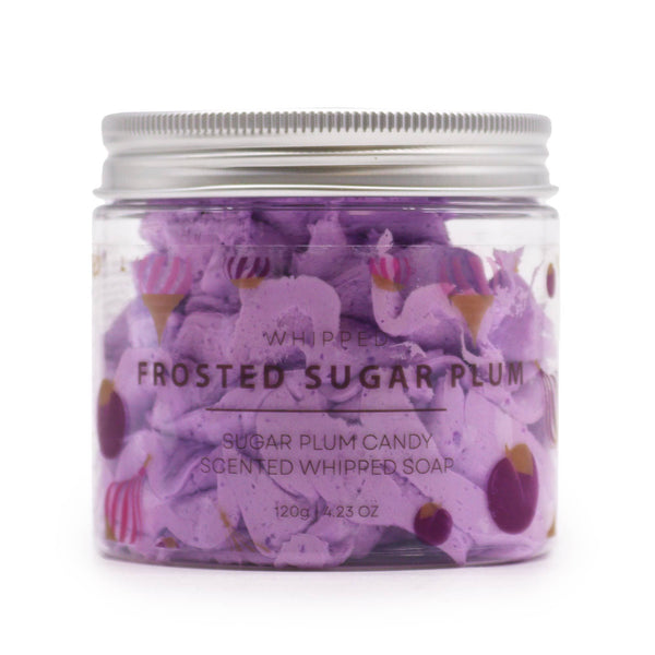 Frosted Sugar Plum Whipped Soap 120g | Auro & Co