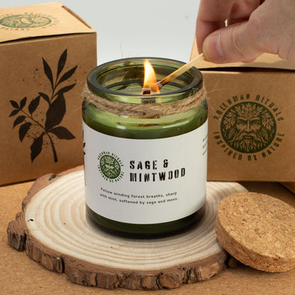 Greenman Woodwick Soy Candle - Cedar Citrus – product image 8