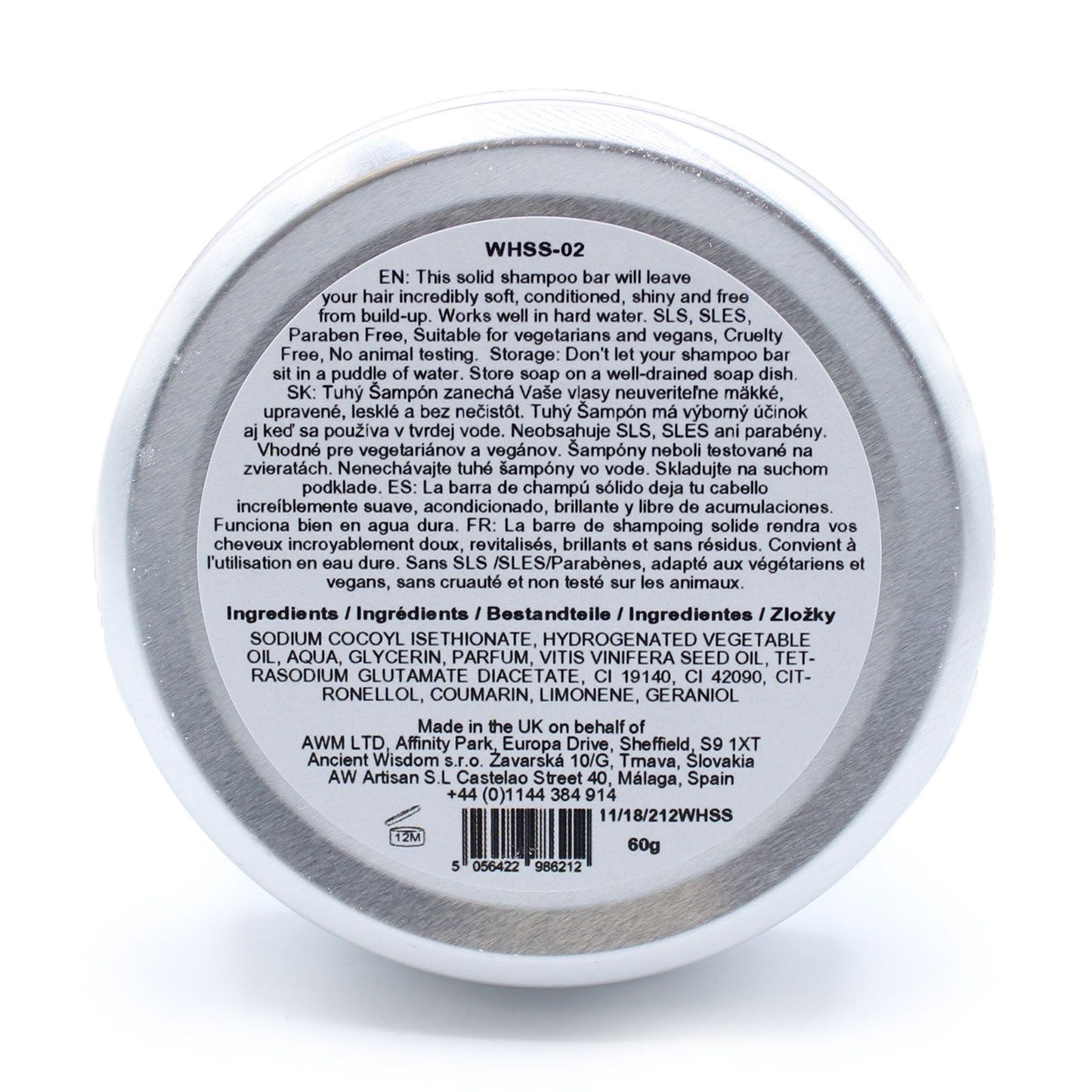 Wild Hare Solid Shampoo 60g - Aloe Vera – lifestyle shot