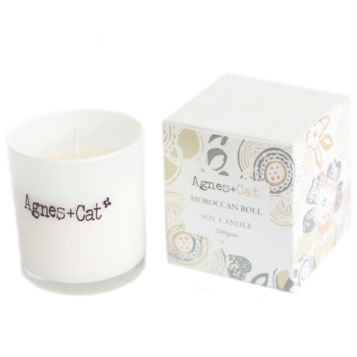 Agnes + Cat Votive Candle - Moroccan Roll | Auro & Co