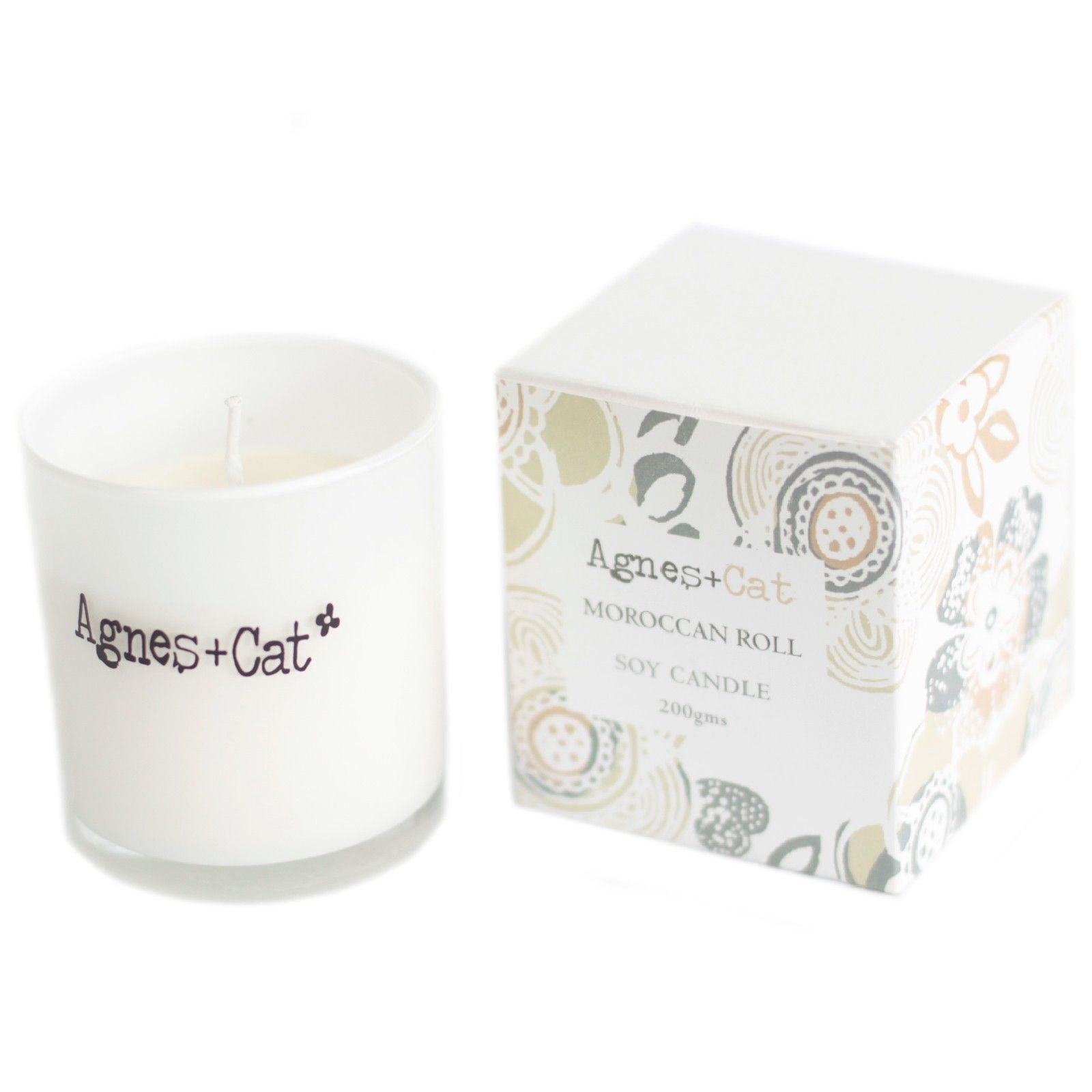 Agnes + Cat Votive Candle - Moroccan Roll | Auro & Co