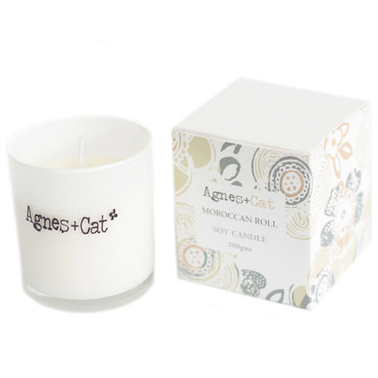 Agnes + Cat Votive Candle - Moroccan Roll | Auro & Co