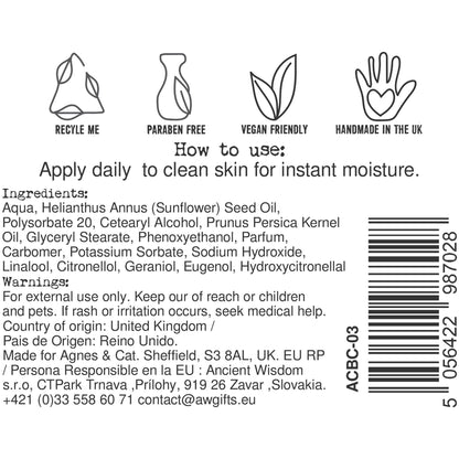 Agnes + Cat Hand & Body Cream - Japanese Bloom – lifestyle shot