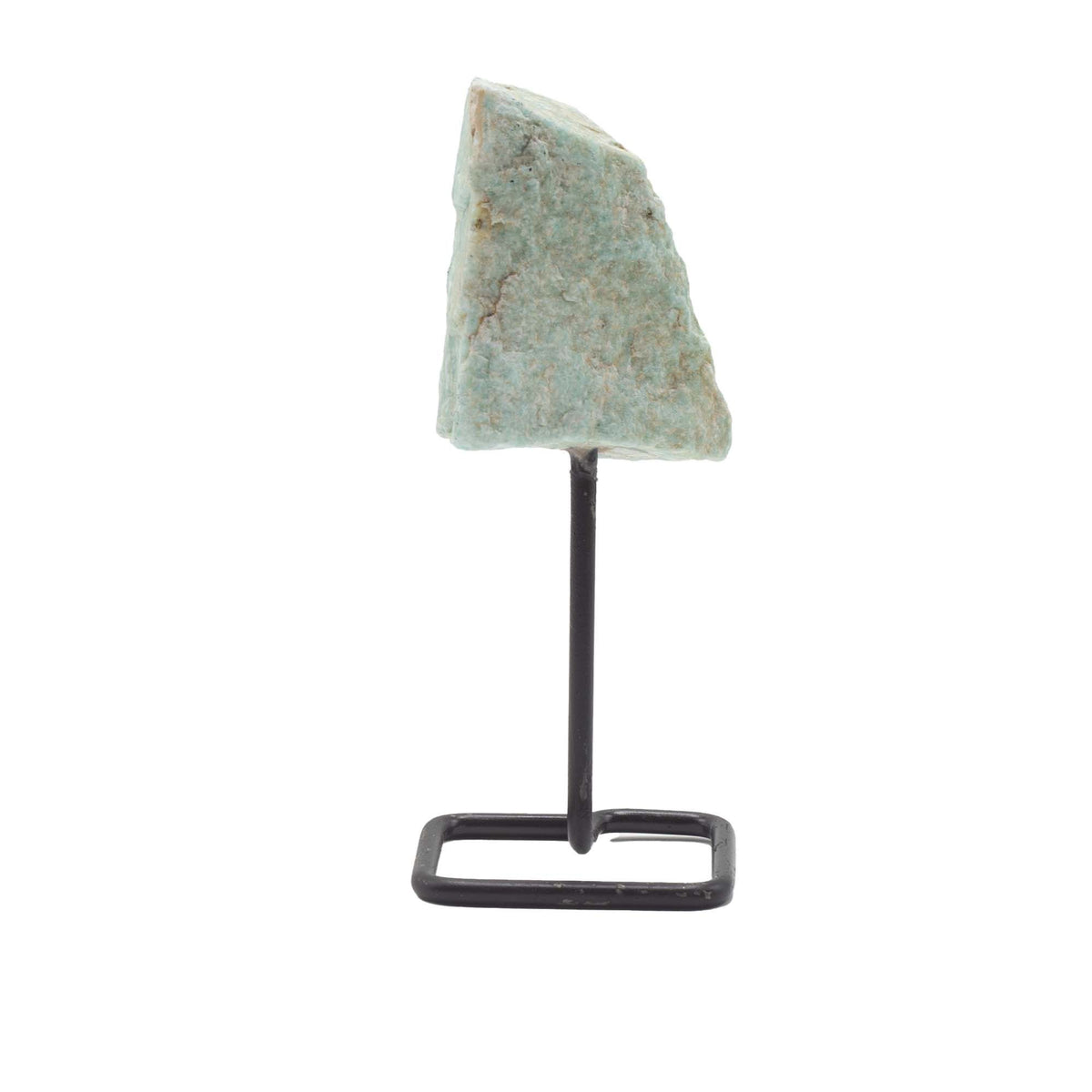 Amazonite Mineral Specimen on Stand