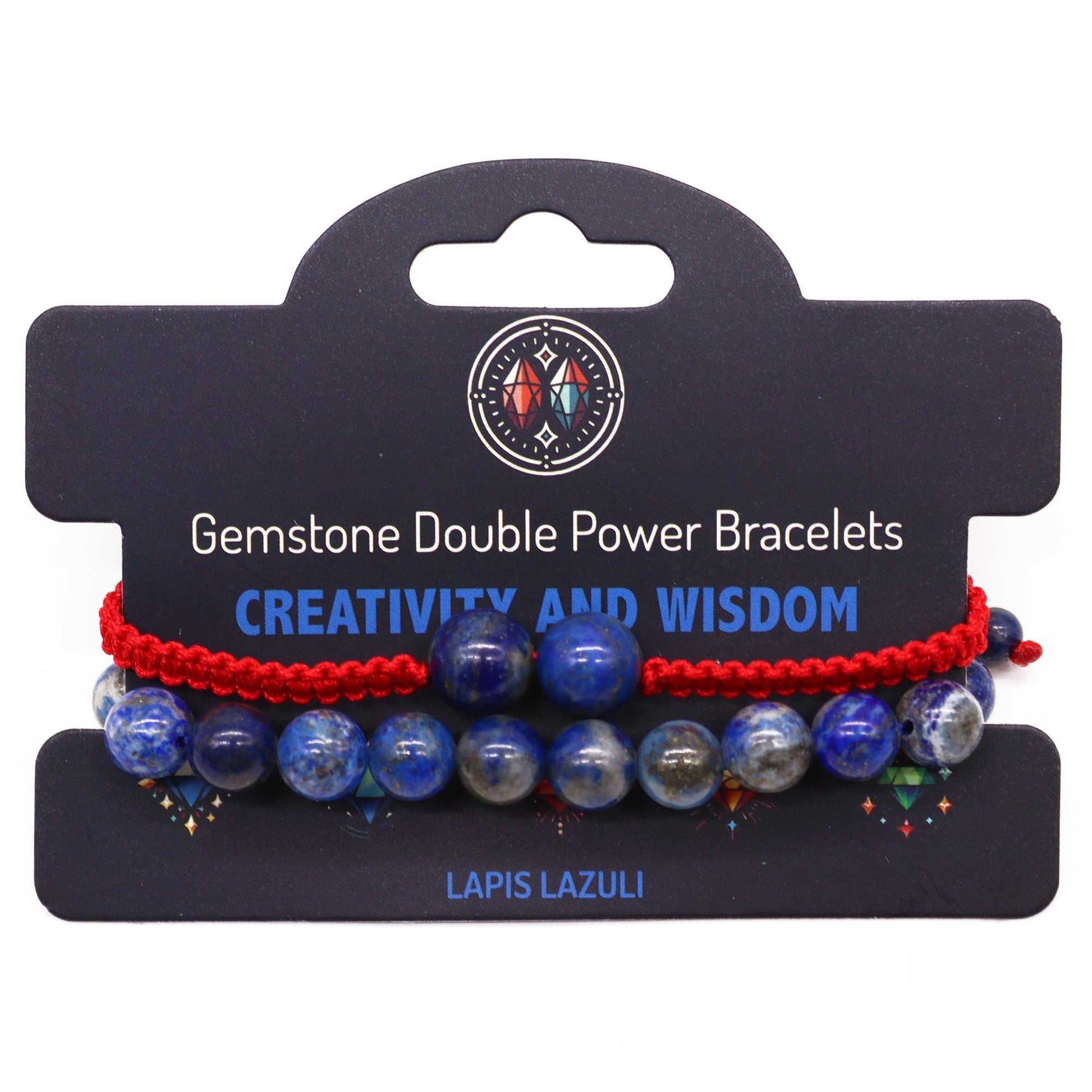 Gemstone Double Power Bracelets- Lapis Lazuli | Auro & Co