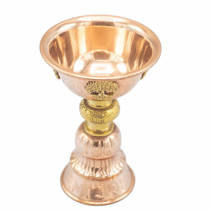 Tree of Life Copper Ritual Goblet, 10x15cm