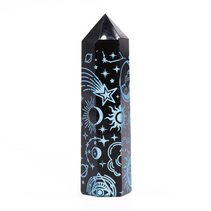 Black Obsidian Points - Mystic Story - Sky Blue – product image 7