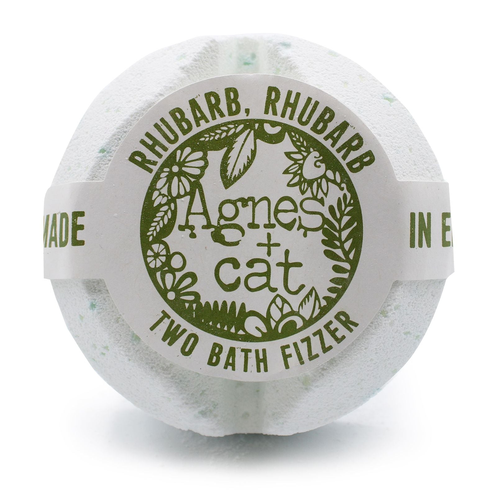 Agnes + Cat Bath Fizzer - Rhubarb Rhubarb | Auro & Co