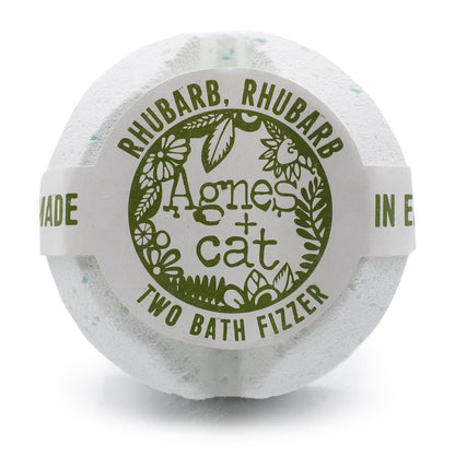 Agnes + Cat Bath Fizzer - Rhubarb Rhubarb | Auro & Co