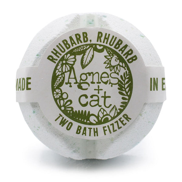 Agnes + Cat Bath Fizzer - Rhubarb Rhubarb | Auro & Co