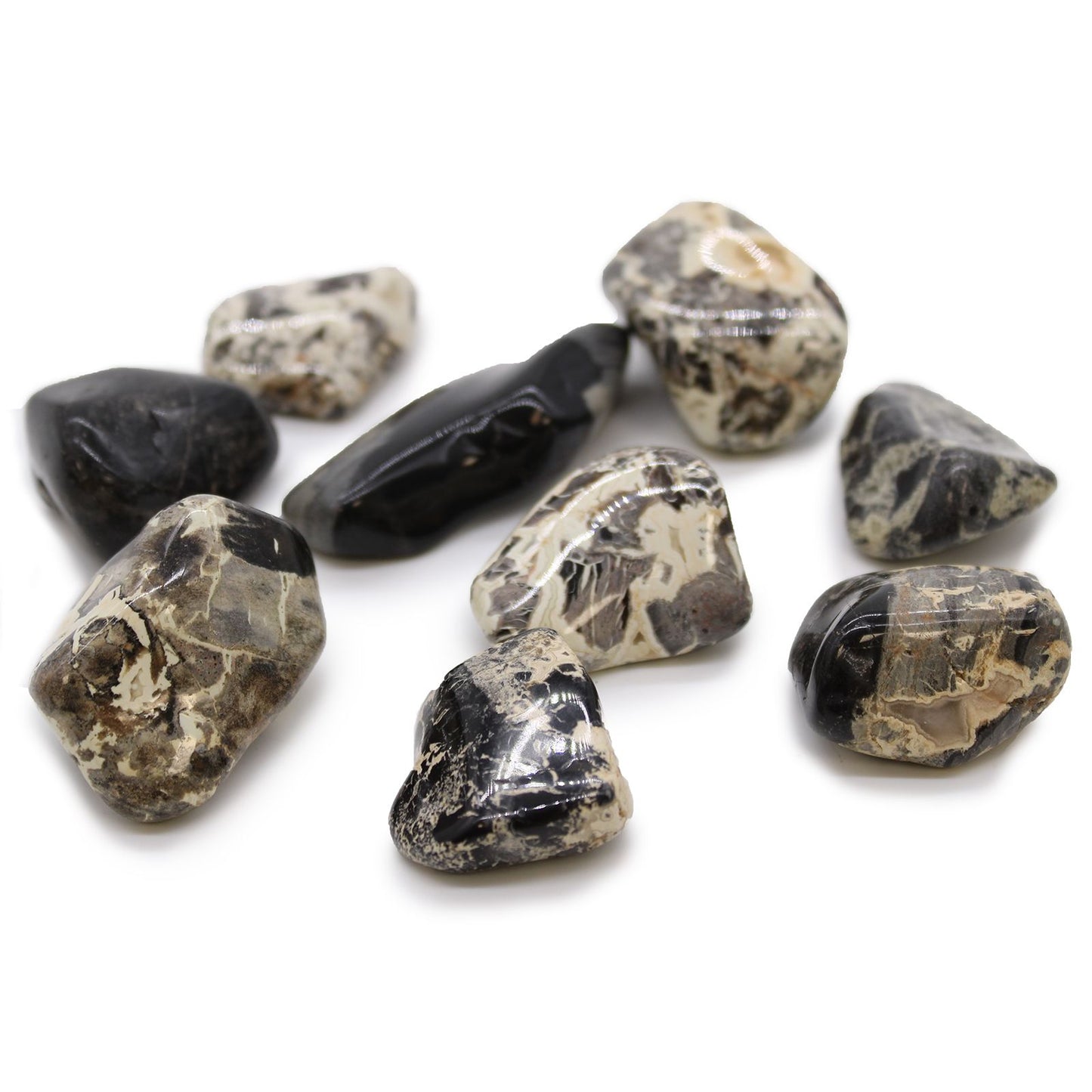 XL Tumble Stones - Jasper - Silverleaf | Auro & Co