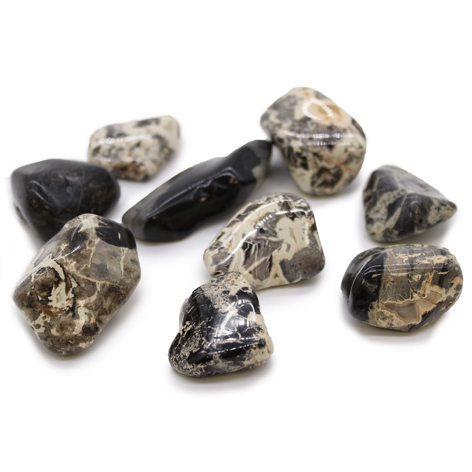 XL Tumble Stones - Jasper - Silverleaf | Auro & Co