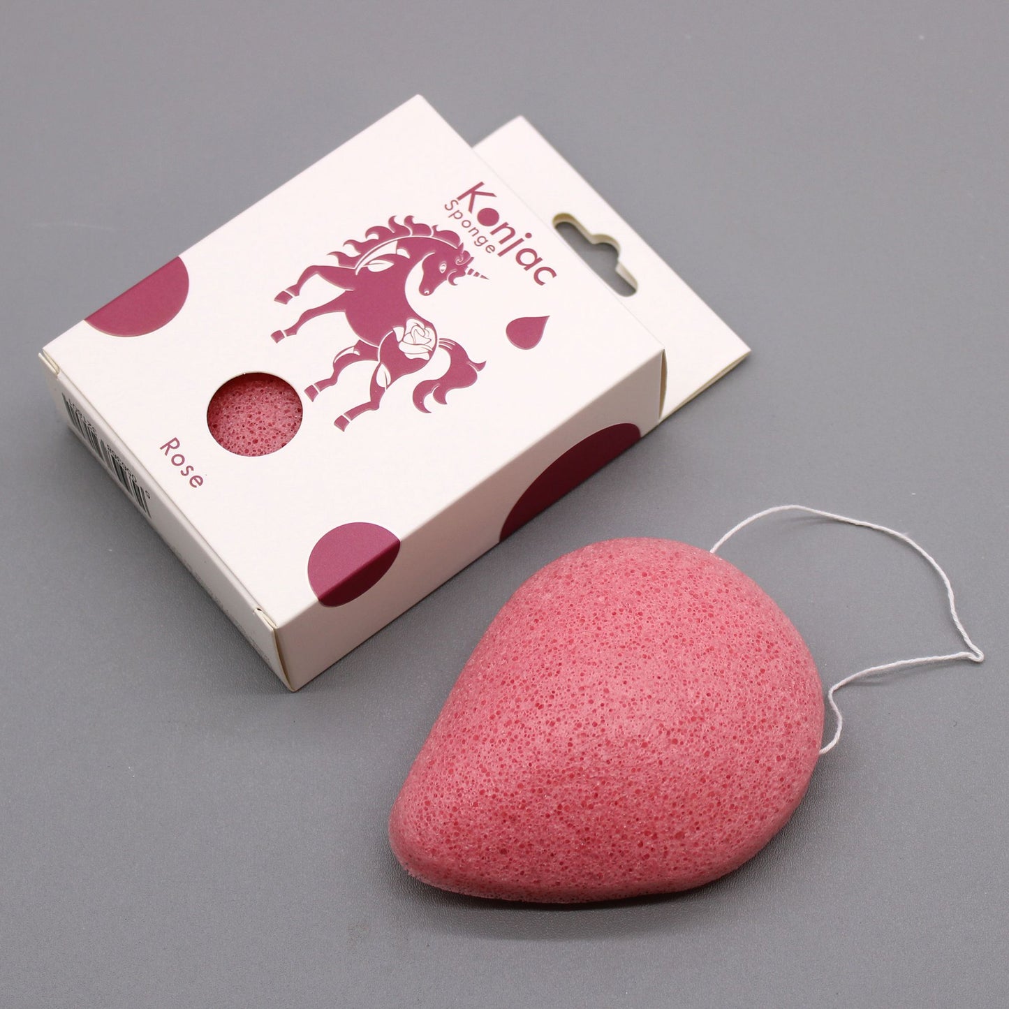 Teardrop Konjac Sponge - Rose - Anti-aging – detail view