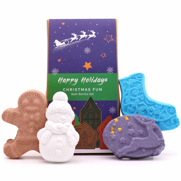 Christmas Fun Bath Bomb Gift Pack | Auro & Co