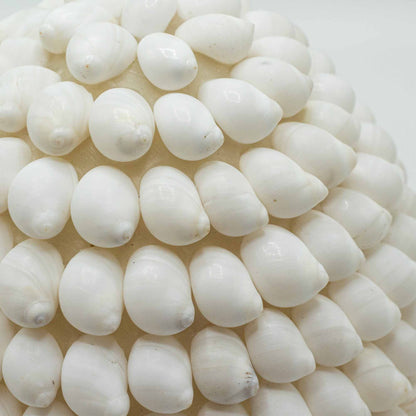 GlowShell Aura Lamp – Handcrafted Buting Oval (15cm)