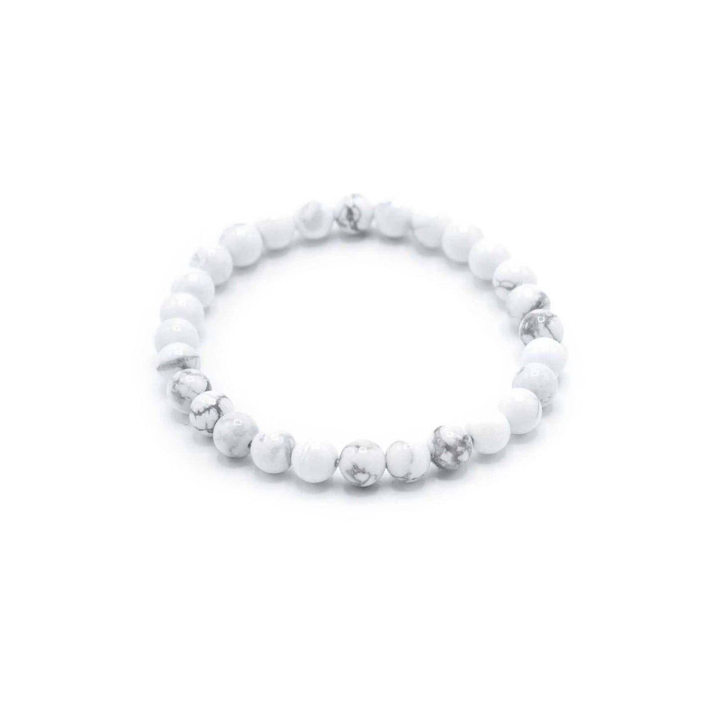 Gemstone Manifestation Bracelet - White Jasper - Peace – detail view