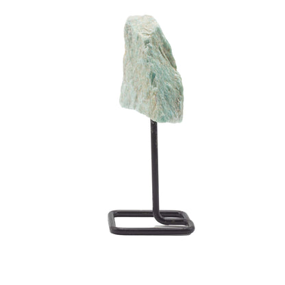 Amazonite Mineral Specimen on Stand