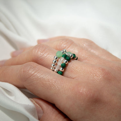 Nymph Spirit Gemstone Ring Set - Forest Spirit – product image 6