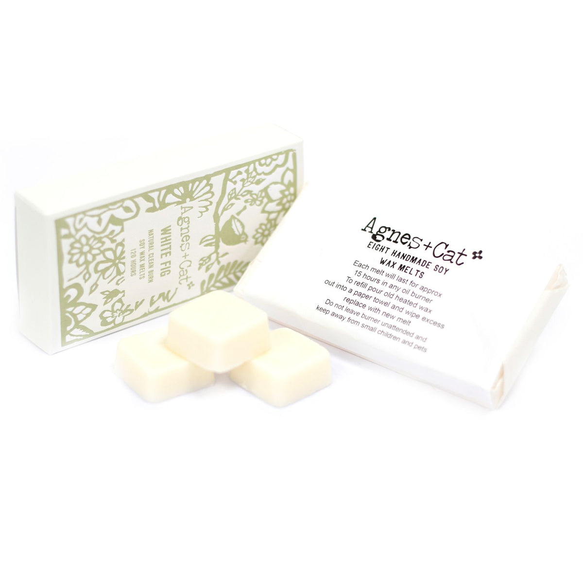 White Fig Wax Melts, Box of 8 - Agnes + Cat