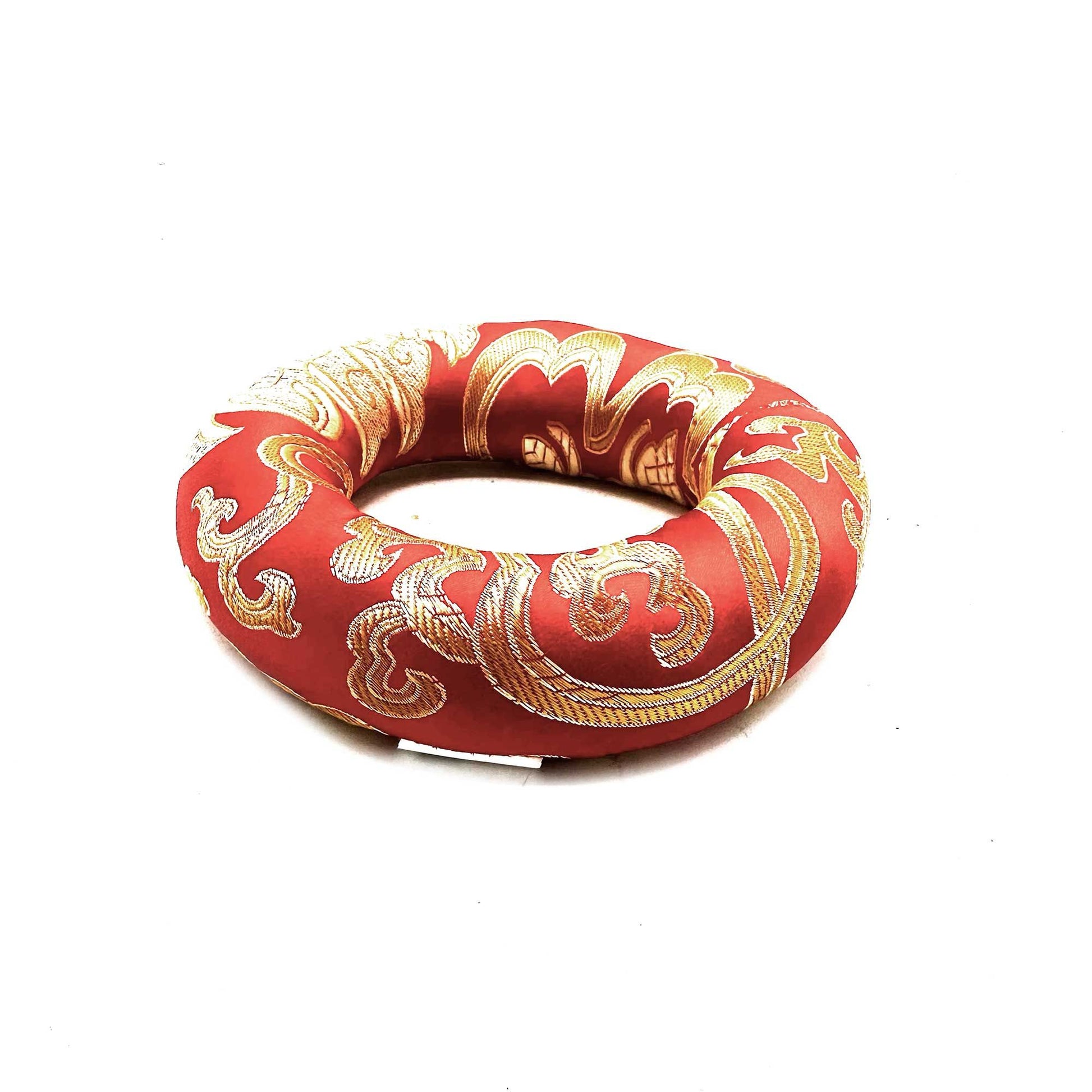 Hoop Cushion 10cm (for 12-14cm Singing Bowl) - Red – detail view