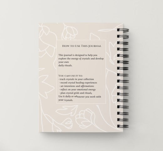 Crystal Ritual Journal – lifestyle shot