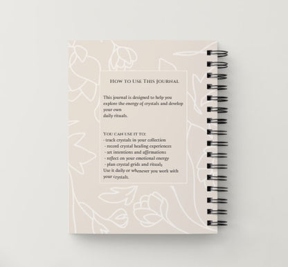 Crystal Ritual Journal – lifestyle shot